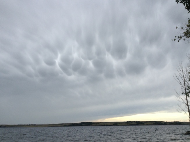 Clouds over Last Mountain Lake, Sk Clearview Resort, SK