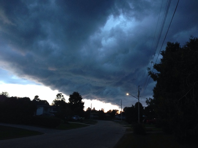 Heavy clouds North Bay, Ontario