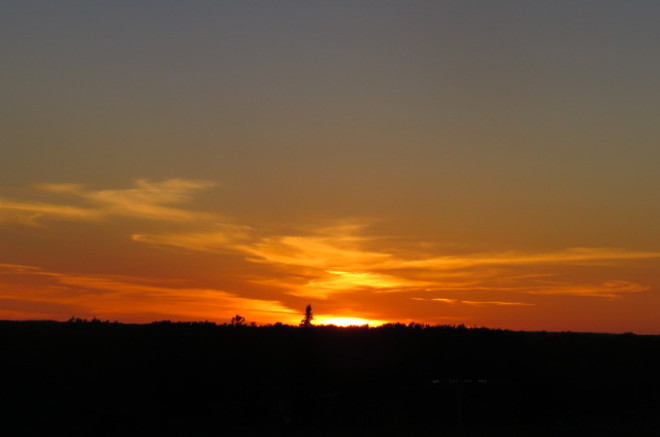 beautiful sunset Timmins, ON