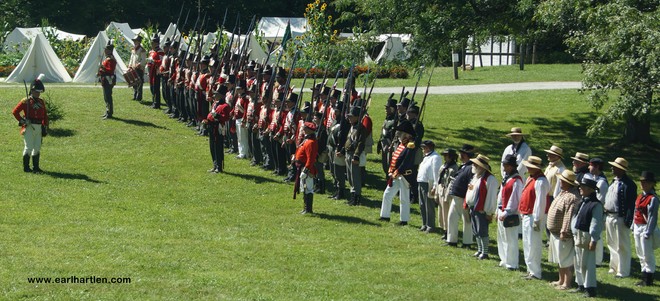 Backus re-enactment of War of 1812 Port Rowan, ON
