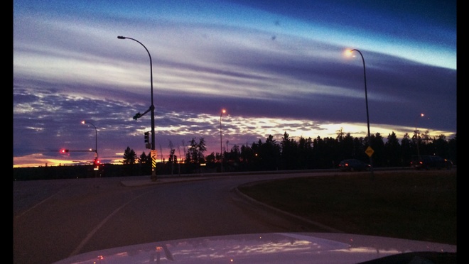 Different cloud formation Fort McMurray, Alberta Canada