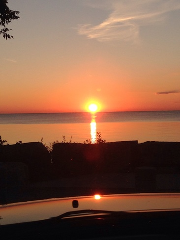 sunrise over lake ontario Oakville, Ontario Canada
