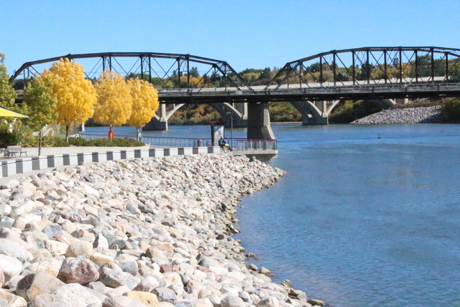 A beautiful day by the water Saskatoon, SK