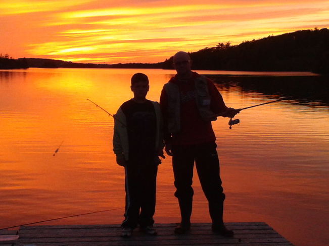 Fishing at Sunset, Morris Lake, Dartmouth, NS Dartmouth, NS