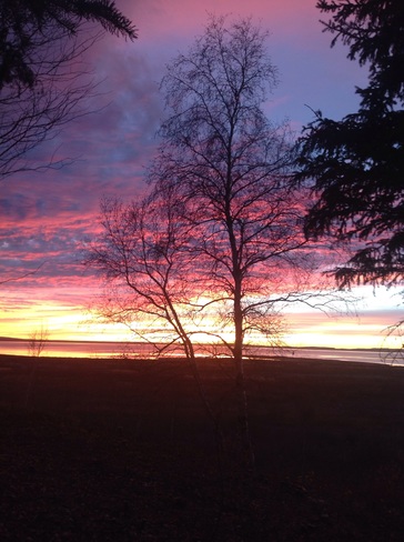Beautiful Sunset Muriel Lake, Bonnyville No. 87, Alberta