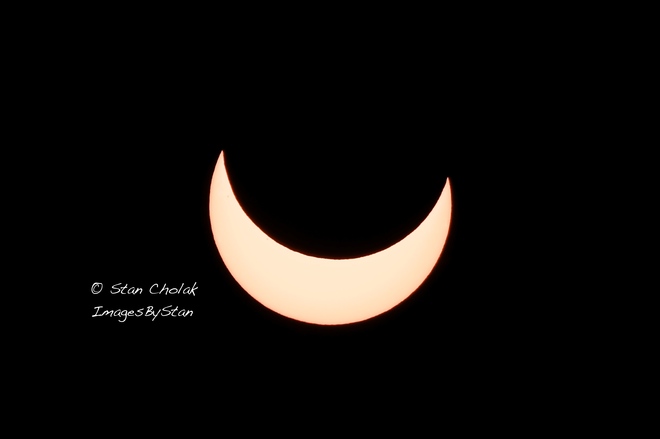 Partial Solar Eclipse 2014 Wasel, AB