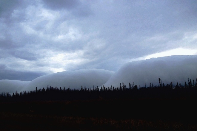 Cloud Wall Thompson, Manitoba Canada