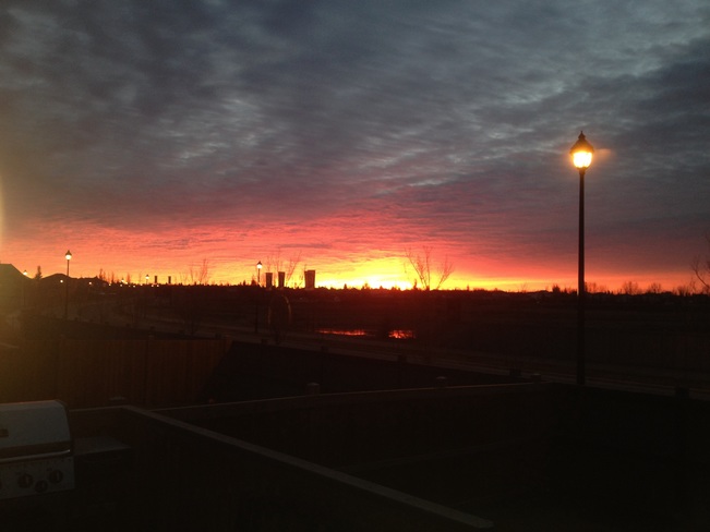 Early morning sunrise in Leduc, Alberta Leduc, Alberta