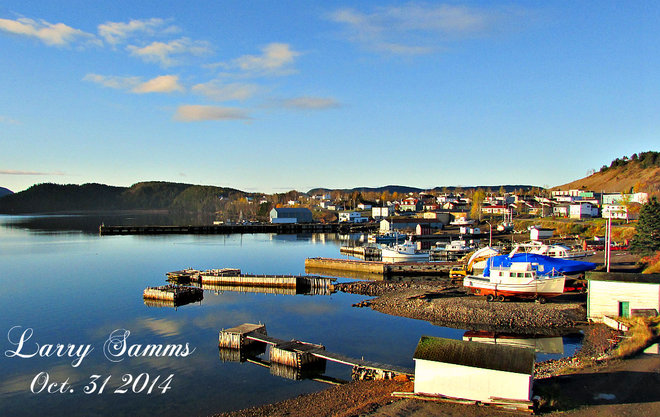 "Calm In The Harbour" Springdale, Newfoundland and Labrador
