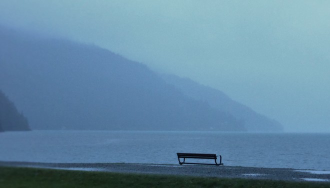 Deluge at dawn Harrison Hot Springs, BC