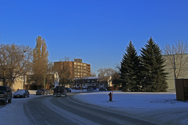 Icy streets in Winnipeg, Winnipeg, MB