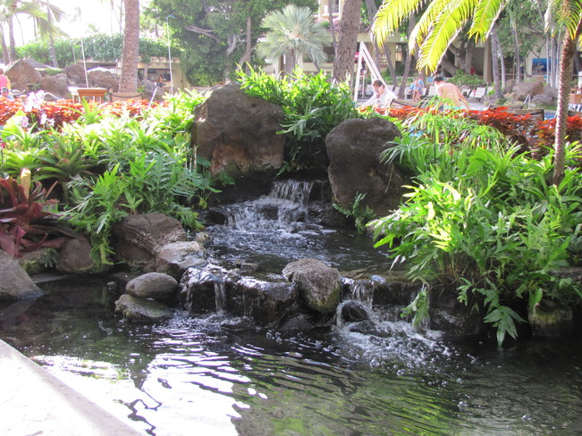 Water Pond Hilton Hawaiian Village Waikiki Beach Resort, Kalia Road, Honolulu, HI, United States