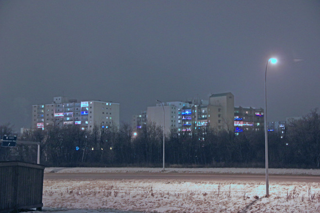 Christmas lights, Winnipeg, MB