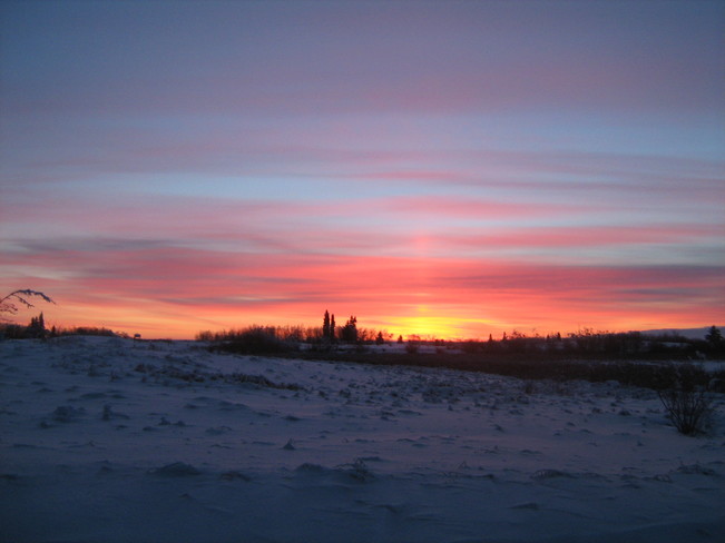 what a sunrise Wilkie, Saskatchewan