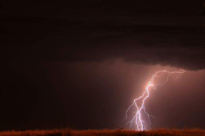 Lightning Strike near home! Airdrie, Alberta