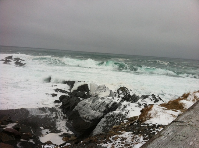rough sea Western Bay, Newfoundland and Labrador Canada