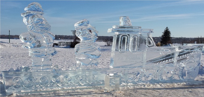 Downtown Barrie Ice Sculptures 2015 Barrie, ON