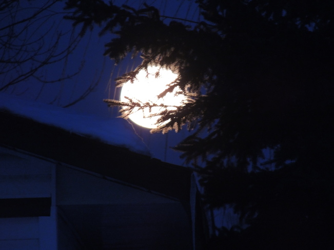 Supermoon March 5th 2015 Blezard Valley, ON