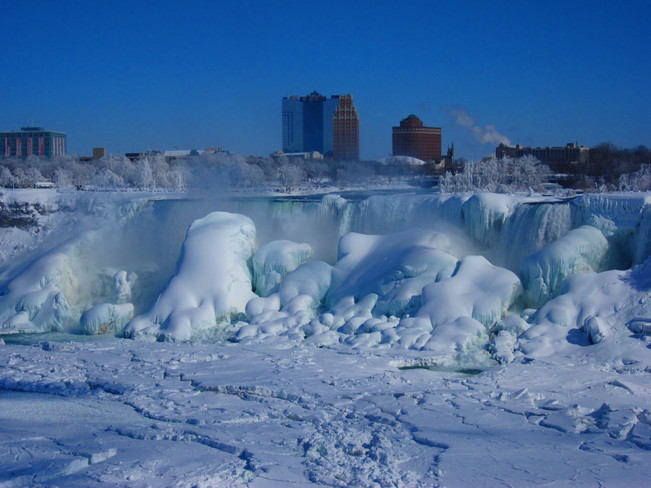 Frozen Niagara Falls Niagara Falls, ON