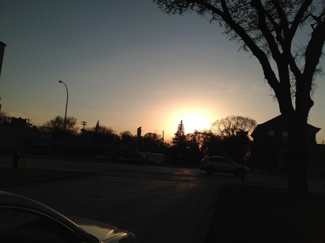 Sunset over Winnipeg Winnipeg, MB