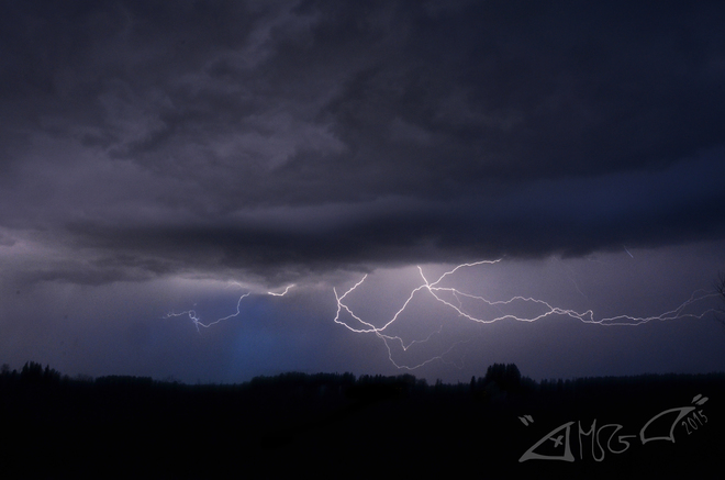 Orage Val d'or 24-05-2015 Val-d'Or, QC