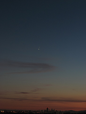 venus - jupiter conjunction Burnaby, BC