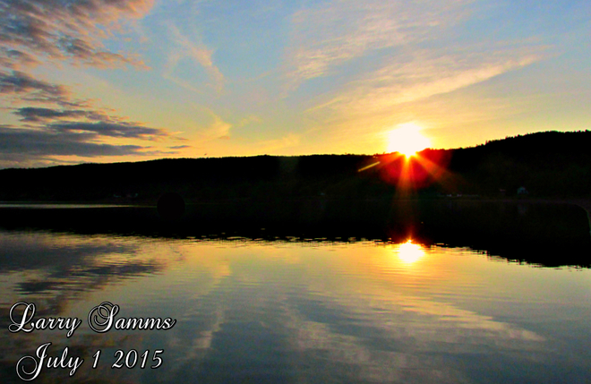 "July's First Sunset" Springdale, Newfoundland and Labrador