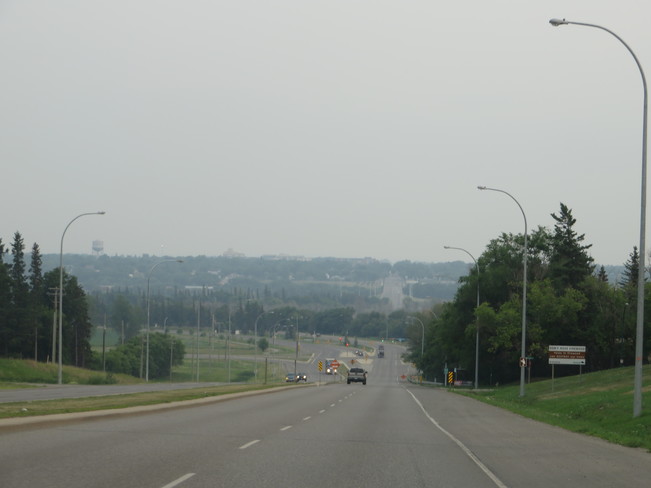 July Smoke Covered Sky in Brandon Brandon, Manitoba