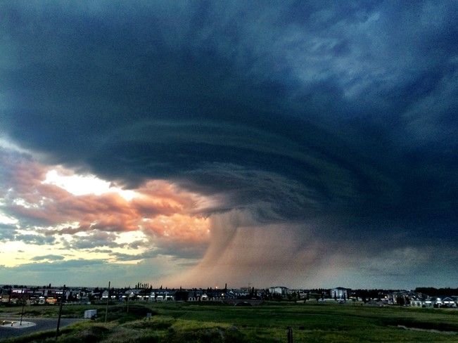 Storm Passing By Airdrie, AB Airdrie, AB
