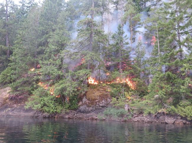 Dog Mountain Fire 2015 Port Alberni, BC