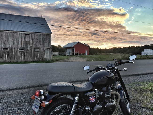 Evening ride in the valley. 2153-2157 English Mountain Road, Cambridge, NS B0P 1G0, Canada
