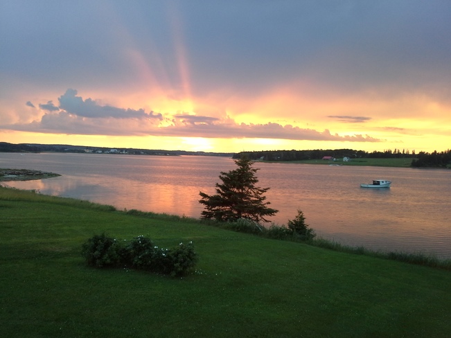 Sunset on Souwest River in Clinton, PEI Clinton, PEI, Canada