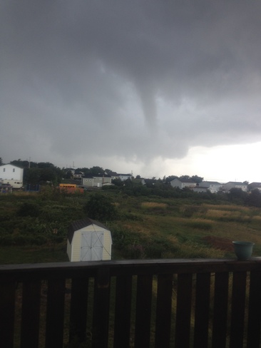 Funnel clouds in Foxtrap, Conception Bay South, NL Foxtrap, Conception Bay South, NL