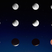 Super Blood Moon stages