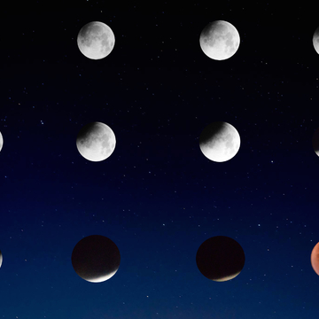 Super Blood Moon stages