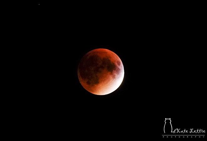 Blood moon eclipse.2015 Ascot Corner, QC