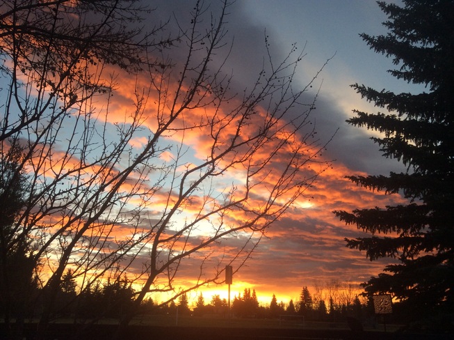 Morning sunrise in Calgary Calgary, AB