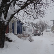 Notre village est enneigÃ© avec plus de 25 cm de neige depuis hier !