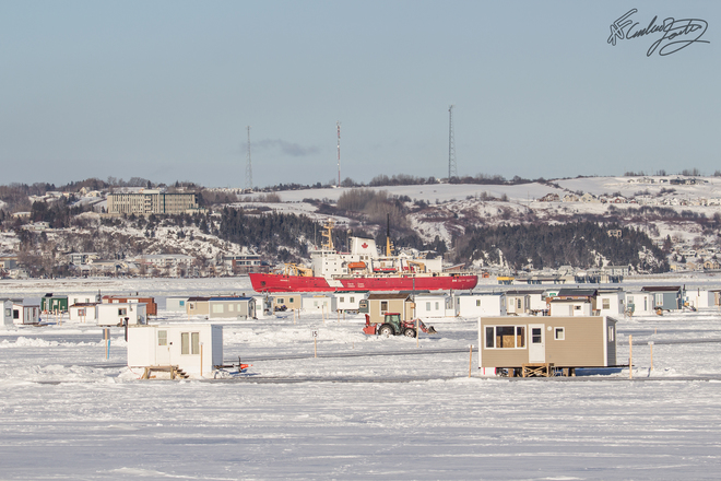 Cabane a pÃªche sur glace Saguenay, QC