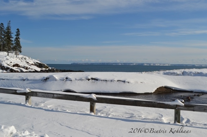 Winter on Campobello Island, NB, Canada 