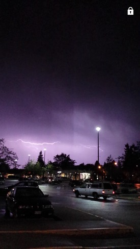 Lightning overtop Surrey BC Surrey, BC