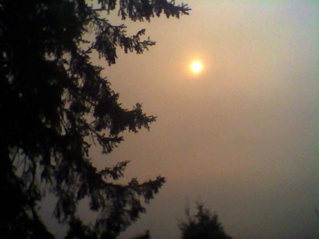 smoke blocking our sun ON-600, Sleeman, ON P0W 1M0, Canada