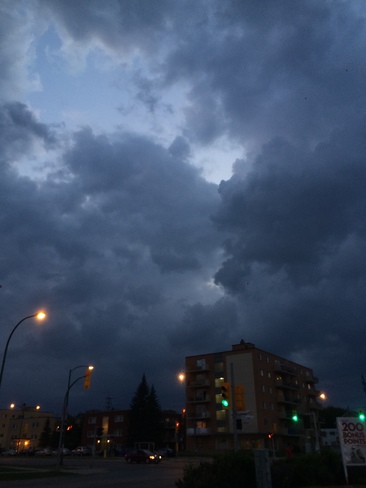 First thunderstorm in Winnipeg Winnipeg, MB