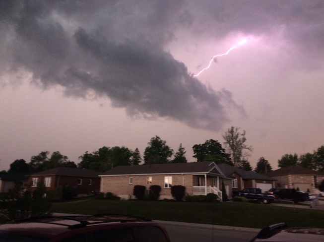 Thunderstorm in Mitchell Mitchell, Ontario