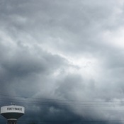 Storm Clouds above Fort Frances