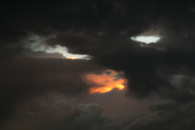 Strange cloud formation Renous, NB