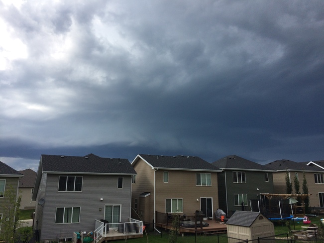 Threatening Weather Rolling Through Cochrane Alberta Cochrane, AB