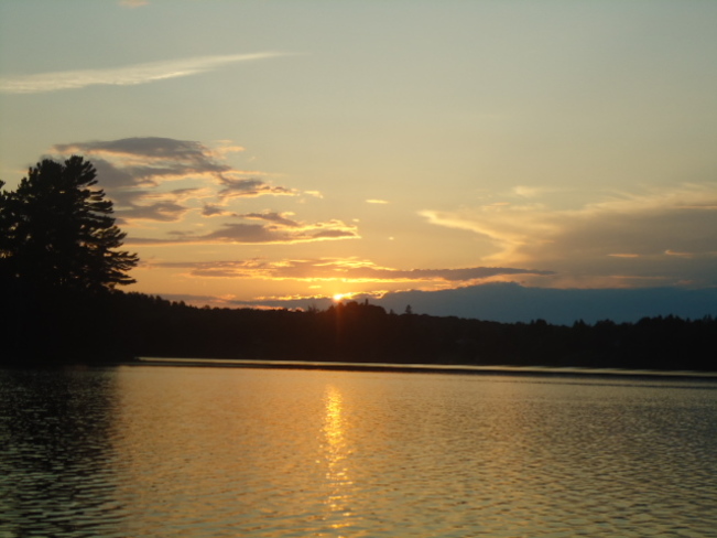 Sunset over Lake Blackwater, Parry Sound Parry Sound
