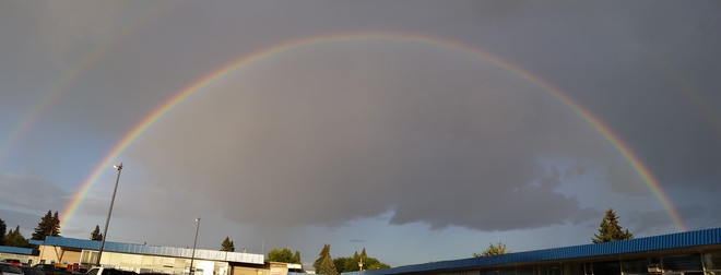 double rainbow Saskatoon, SK