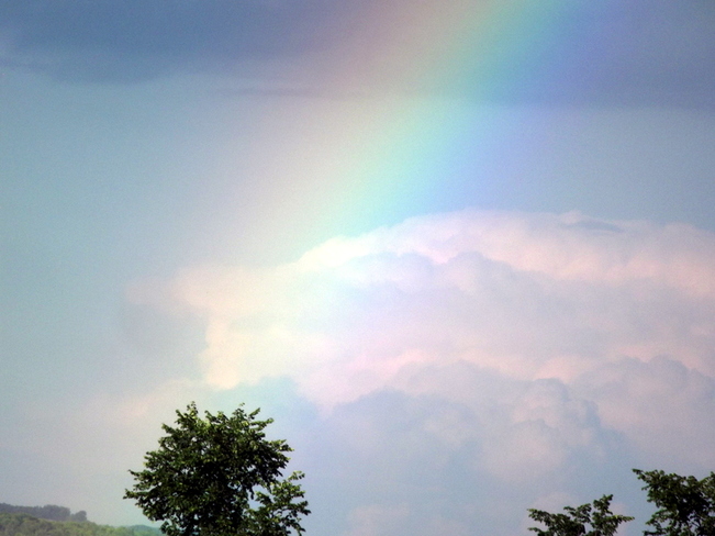 rainbow on a cloud Woodstock, NB